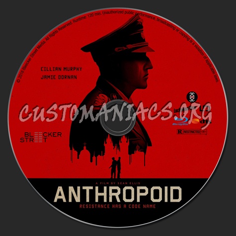 Anthropoid blu-ray label