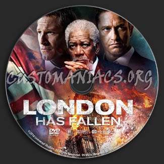 London Has Fallen dvd label