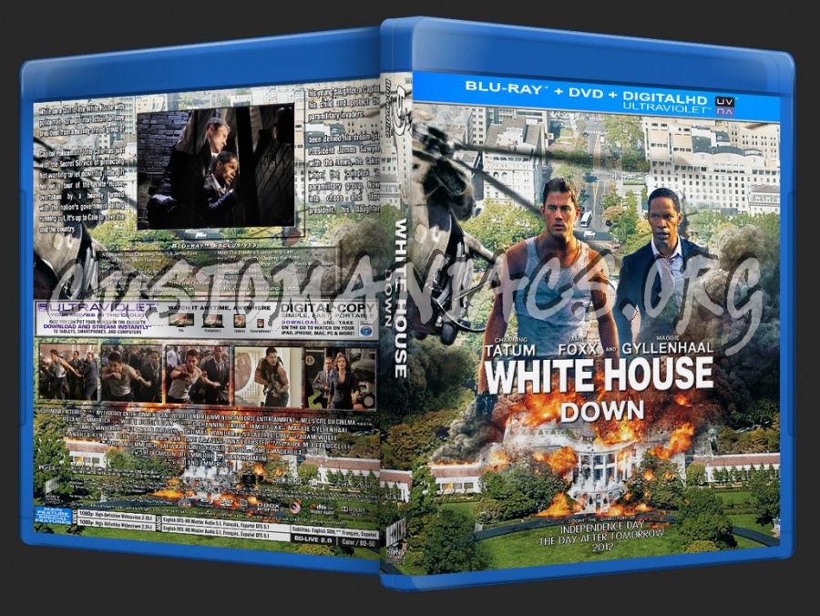 White House Down blu-ray cover