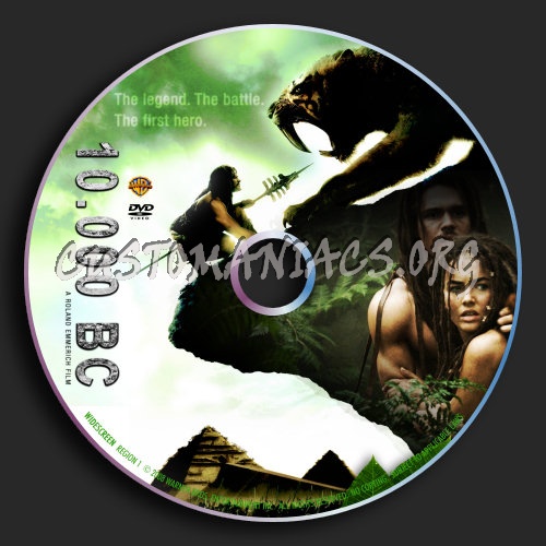 10.000 Bc dvd label