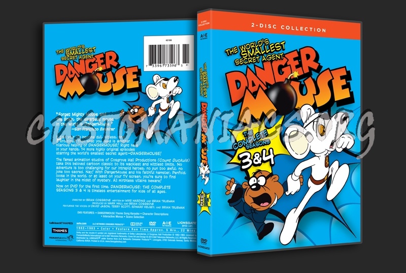 Danger Mouse Seasons 3 & 4 dvd cover