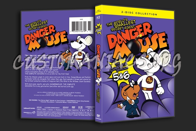 Danger Mouse Seasons 5 & 6 dvd cover - DVD Covers & Labels by