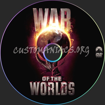 War of the Worlds dvd label