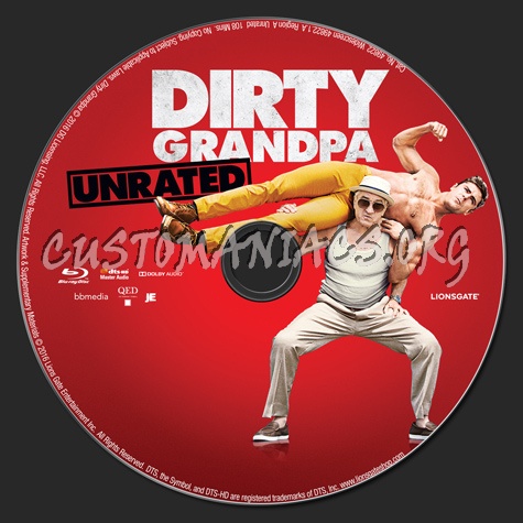 Dirty Grandpa blu-ray label