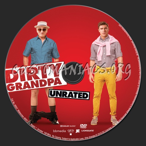 Dirty Grandpa dvd label