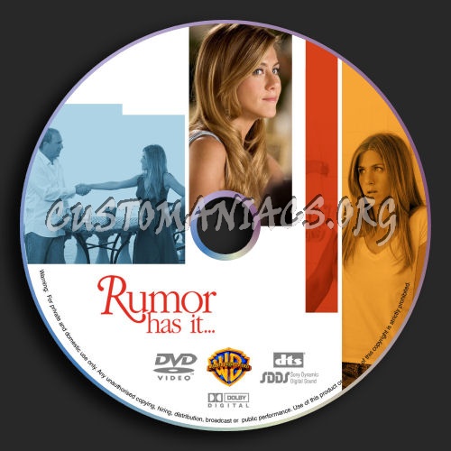 Rumor Has It... dvd label