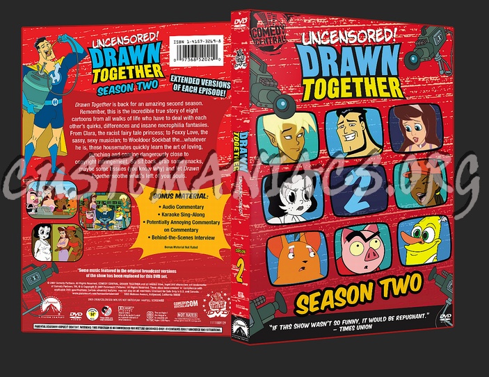 Drawn Together Season 2 dvd cover - DVD Covers & Labels by Customaniacs ...