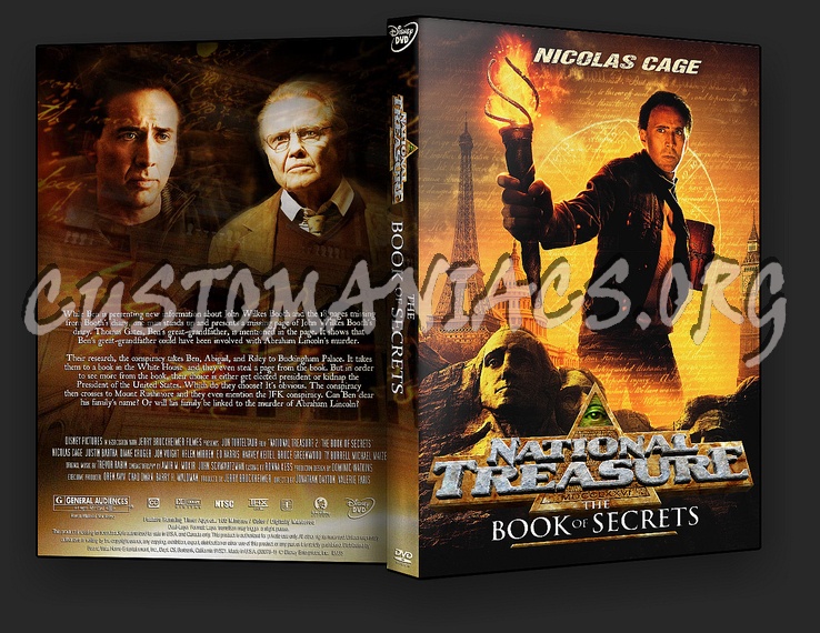 National Treasure 2: The Book of Secrets dvd cover