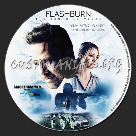 Flashburn blu-ray label