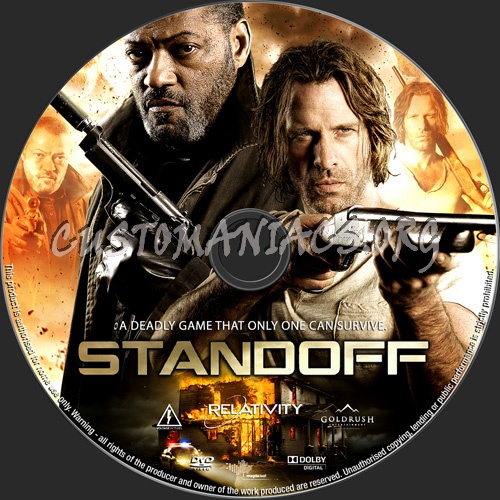 Standoff dvd label