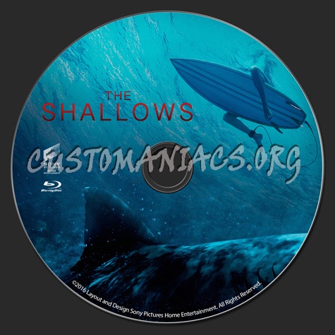 The Shallows blu-ray label