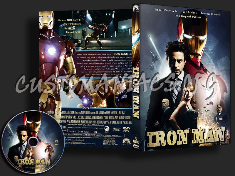 Iron Man dvd cover