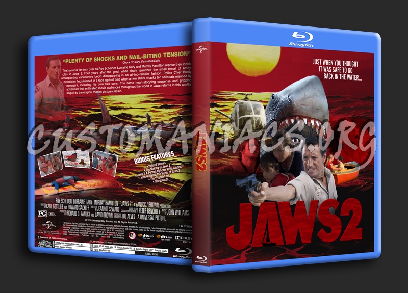 Jaws 2 dvd cover