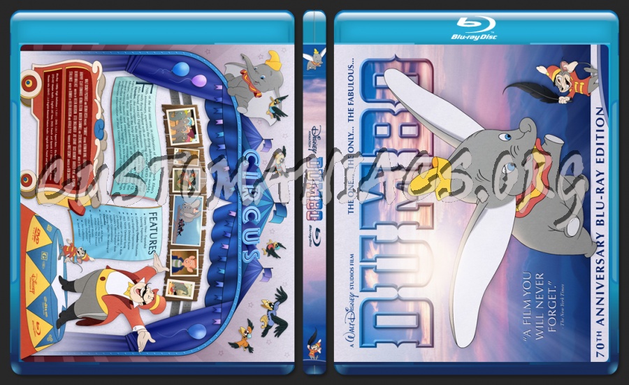 Dumbo blu-ray cover