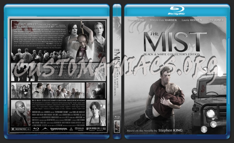 The Mist blu-ray cover