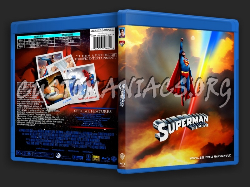 Superman The Movie blu ray cover DVD Covers Labels by