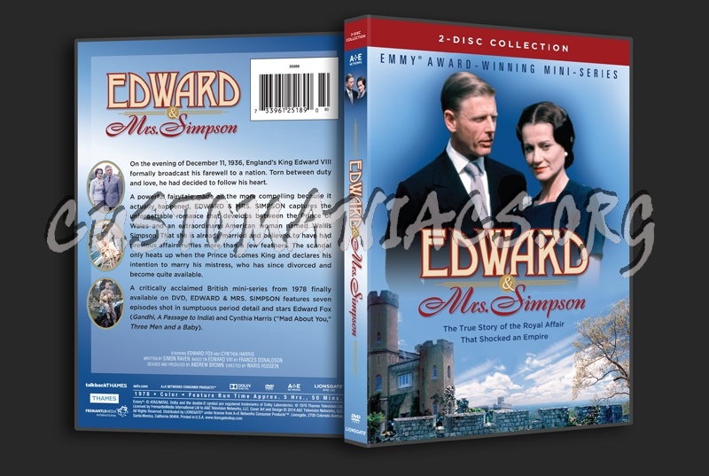 Edward & Mrs Simpson dvd cover