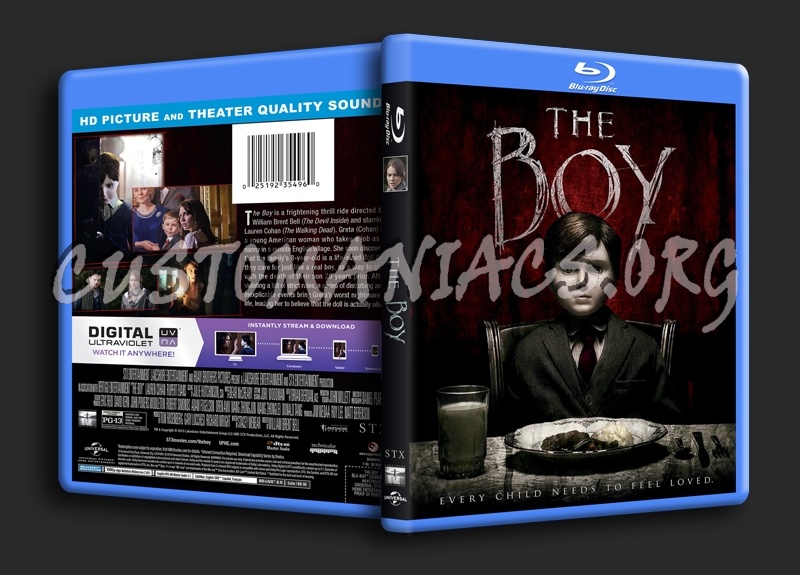 The Boy (2016) blu-ray cover