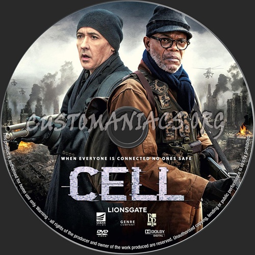 Cell dvd label