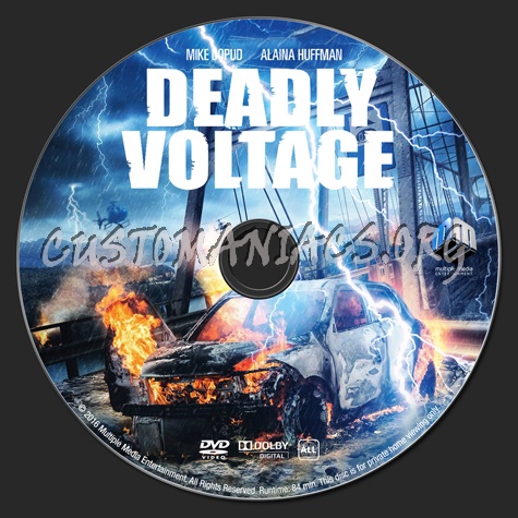 Deadly Voltage dvd label