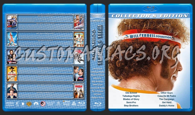 Will Ferrell Collection blu-ray cover