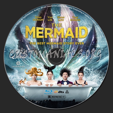 The Mermaid - 2D & 3D blu-ray label