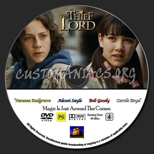 The Thief Lord dvd label