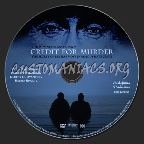 Credit for Murder dvd label