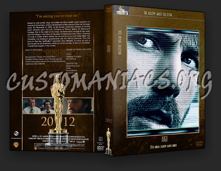 Argo - The Academy Awards Collection dvd cover