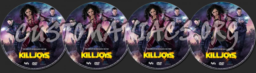 Killjoys Season 2 dvd label