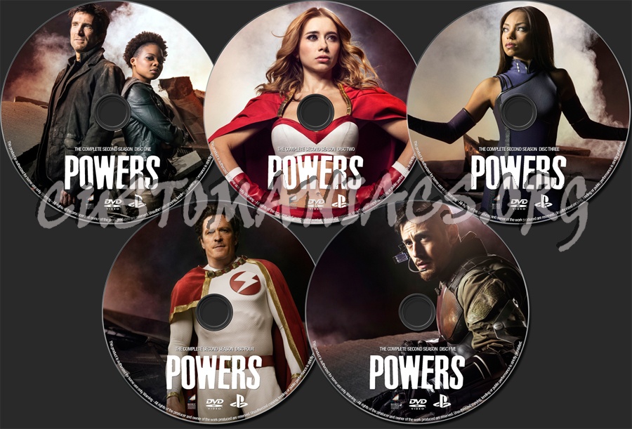 Powers Season 2 dvd label