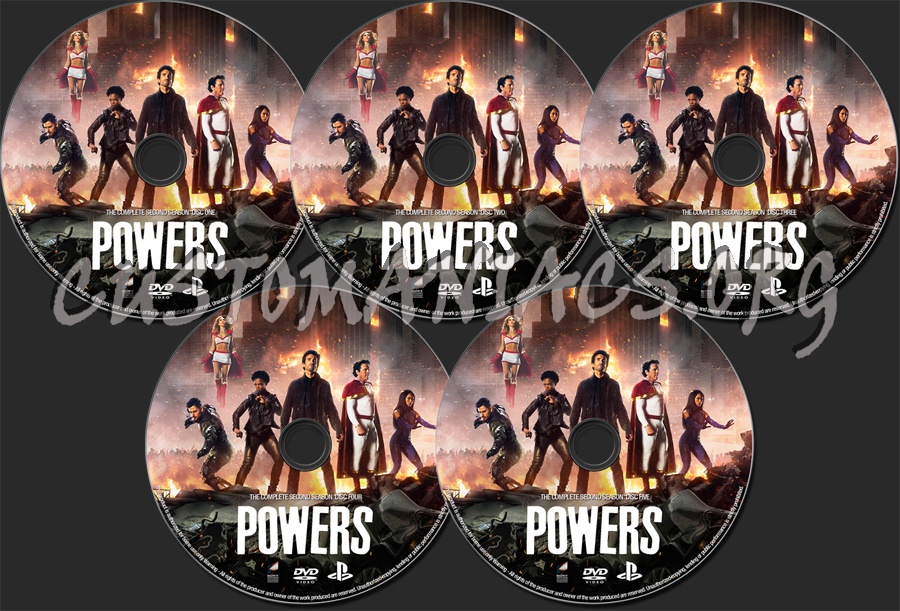 Powers Season 2 dvd label