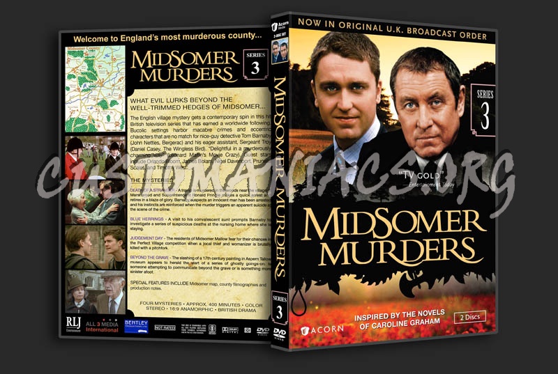 Midsomer Murders - Series 1-18 dvd cover