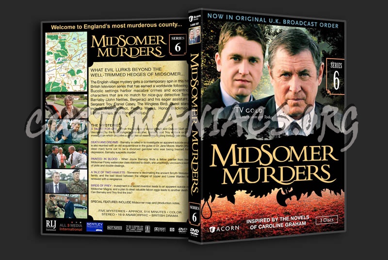 Midsomer Murders - Series 1-18 dvd cover