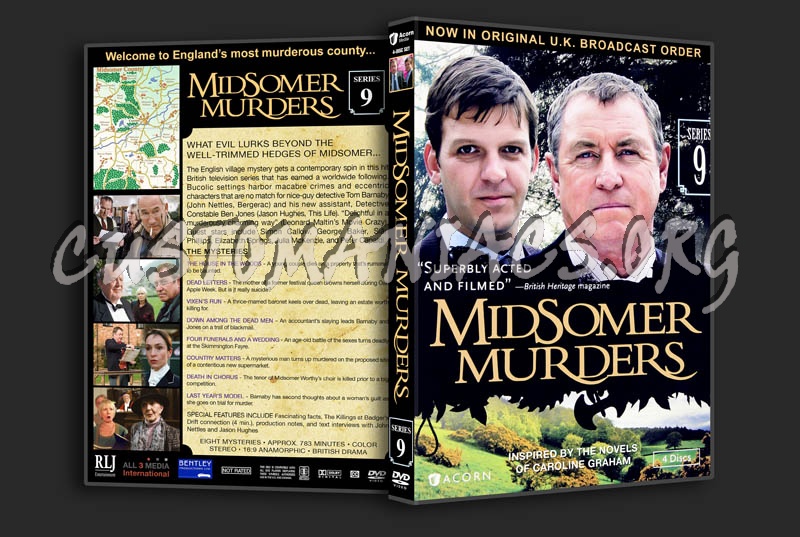 Midsomer Murders - Series 1-18 dvd cover