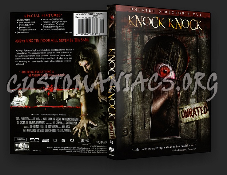 Knock Knock dvd cover