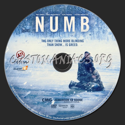 Numb dvd label