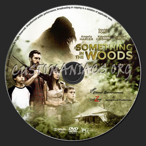 Something in the Woods dvd label