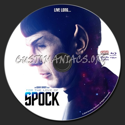 For The Love Of Spock blu-ray label