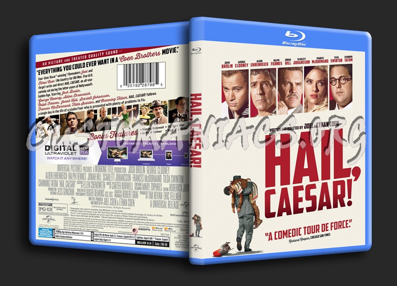 Hail, Caesar! blu-ray cover