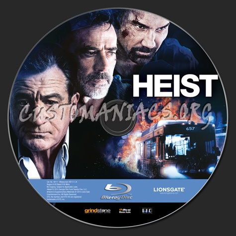 Heist (2016) blu-ray label