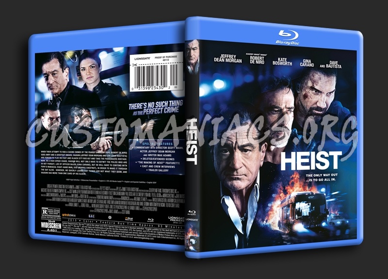 Heist (2016) blu-ray cover