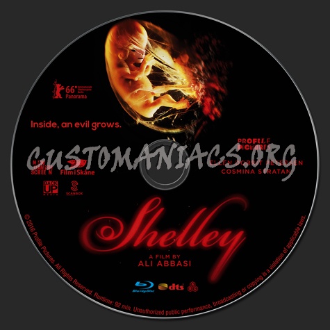 Shelley blu-ray label