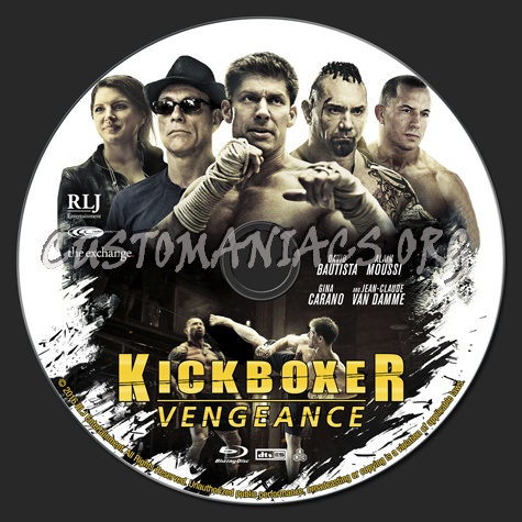 Kickboxer: Vengeance blu-ray label