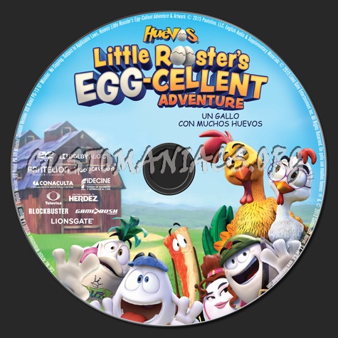 Huevos Little Rooster's Egg-Cellent Adventure dvd label