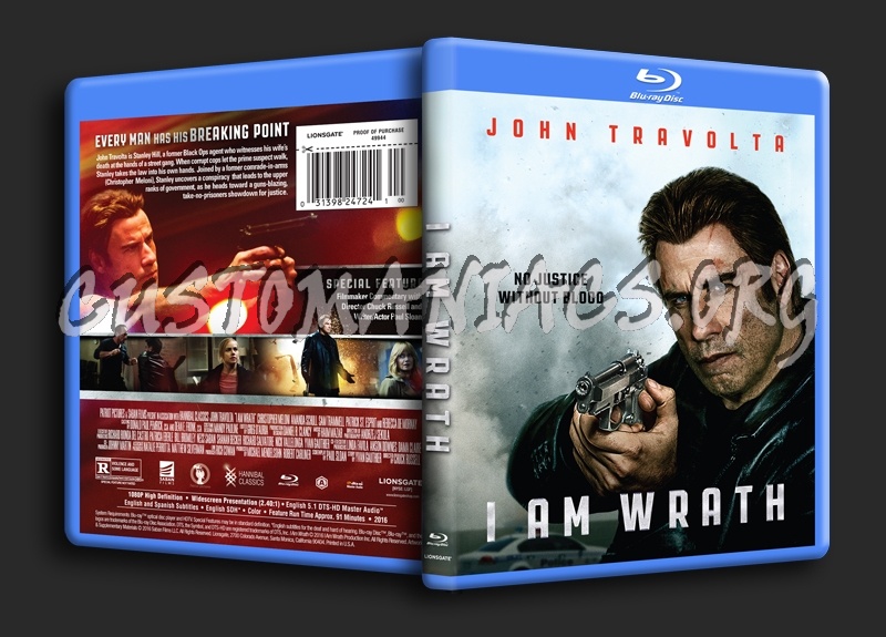 I Am Wrath blu-ray cover