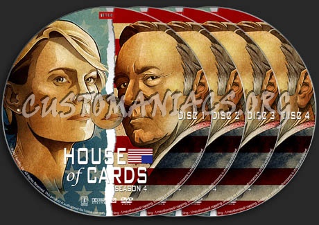 House of Cards - Season 4 dvd label