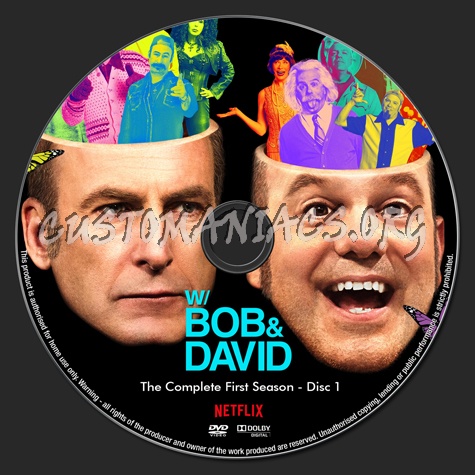 W/ Bob & David - Season 1 dvd label