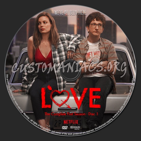 Love - Season 1 dvd label