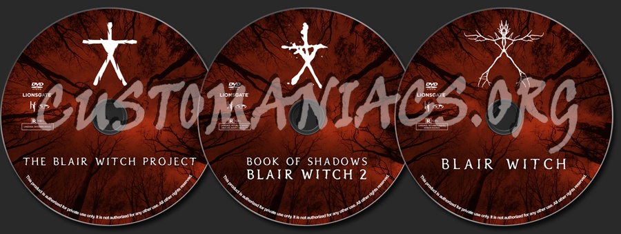 The Blair Witch Collection dvd label